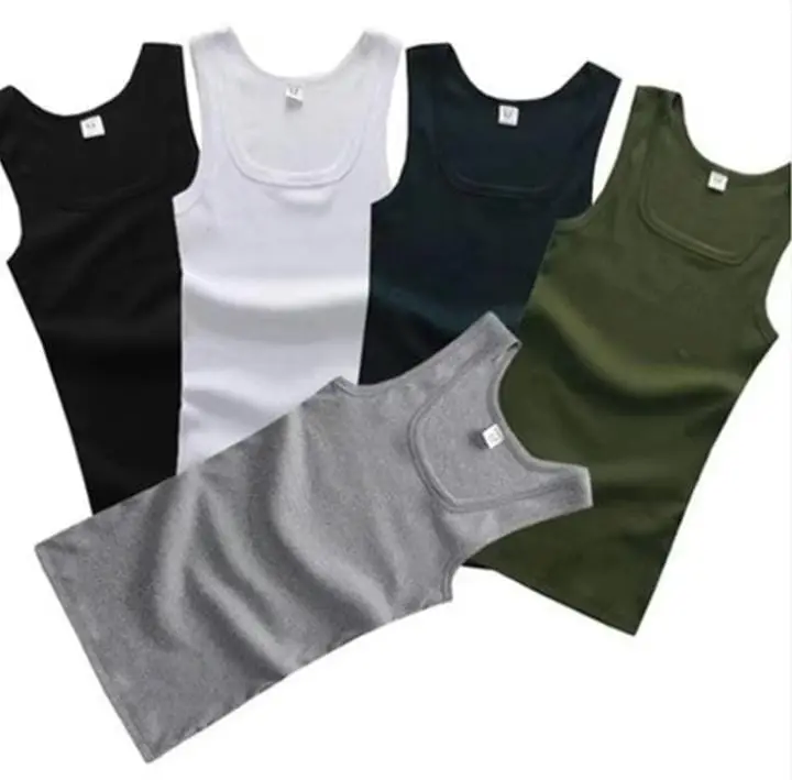 PAKET 5 KAOS SINGLET PRIA DEWASA POLOS BAHAN COTTON KAOS DALAMAN COWOK Katun Oblong manis xl rompi anggun singlet dewasa 4 pcs Hitam Atasan Santai Putih singlet kaos  kutang lekbong 0