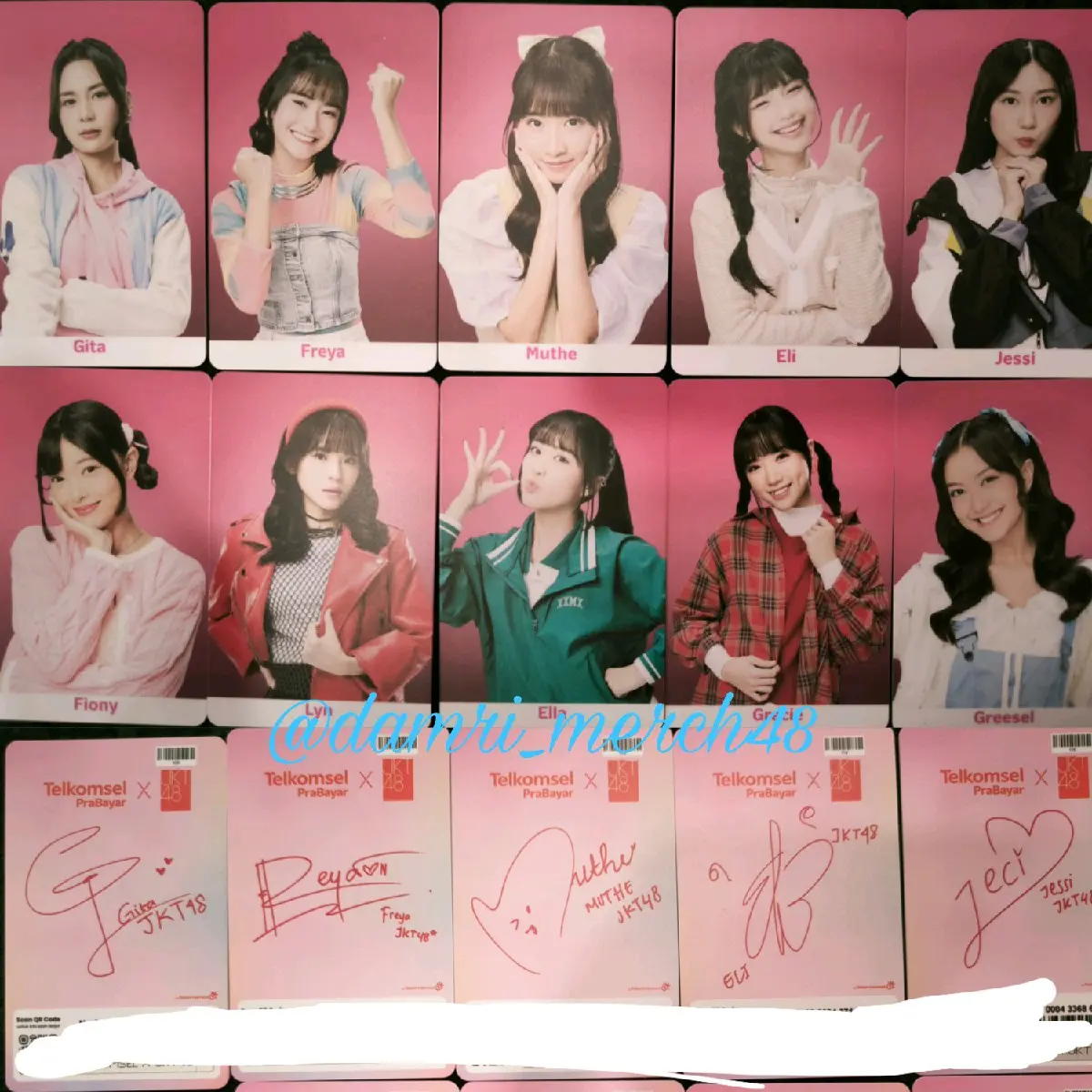 PHOTOCARD JKT48 EDISI TELKOMSEL