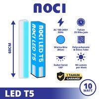 Gambar Noci Lampu TL LED Tube Light T5 10-18 Watt Cahaya Putih/Kuning/Merah/Biru/Hijau [Pilihan] Super Terang Hemat Daya - 10W 60CM Putih dari Noci Lighting Kota Administrasi Jakarta Pusat 5 Tokopedia