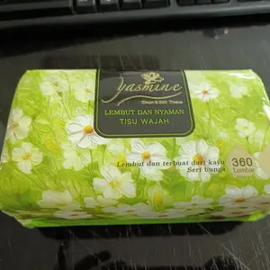 Yasmine Tisu Wajah 10 PACK 360 Lembar 3 Ply Lembut Kuat Aman untuk Kulit Sensitif Tisu Kering Murah Promo Tissue Dapur
