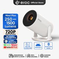 Gambar EROC Smart Mini Proyektor LED Android 11 - 250 ANSI Gimbal 180 Rotation Display 110 Inch - MOVI PLUS - MOVI PLUS dari Eroc Electronic Indonesia Kota Administrasi Jakarta Utara 1 Tokopedia