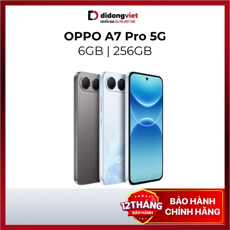 OPPO A7 Pro 5G - Điện Thoại AMOLED 120Hz, Camera 50MP, Pin 8000mAh, Sạc Nhanh SUPERVOOC 45W, Bảo Hành 1 Năm, Hàng Chính Hãng