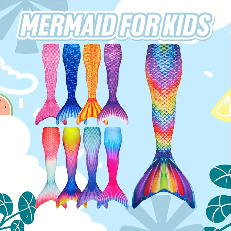 Baju renang Anak Perempuan Kostum Mermaid Celana Putri Duyung Ria Ricis Sport