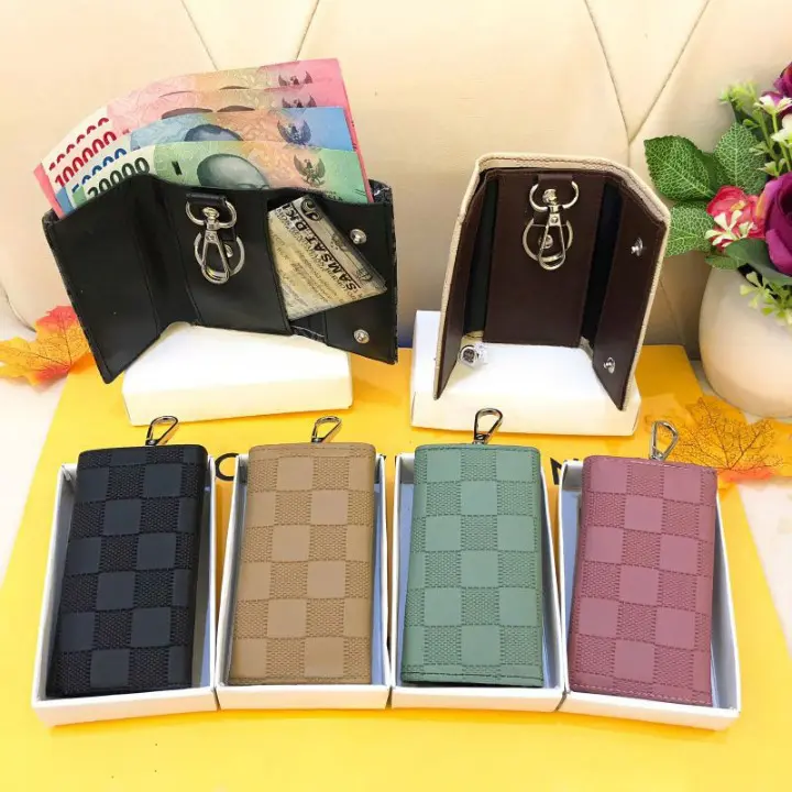 Dompet stnk Gantungan kunci konci mobil motor stnk high quality embos Kulit 0