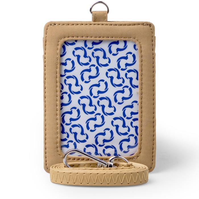 Gambar Wallts Aiken Latte Crinkle - Lanyard Name Tag Id Card Pria Dompet Kartu Hitam dari Wallts Kota Bandung Tokopedia