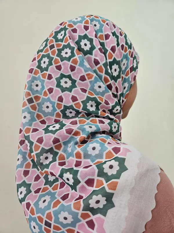 [PAKET BUNDLE] [BELI 3 LEBIH HEMAT] Luminous Beauty Veils - Hijab Segi Empat Shawlpublika/Hijab Segi Empat Motif Shawlpublika/Hijab Segi Empat Motif Bahan Voal Kualitas Premium (Motif U dan T) 1