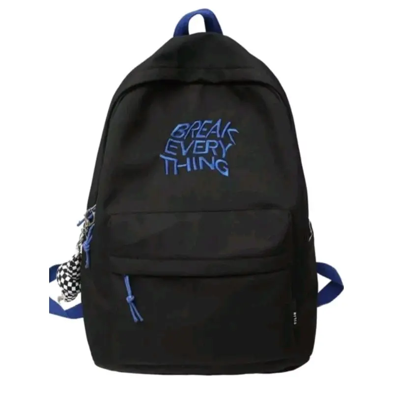 Ransel mini Sekolah Anak Soo Break Every Thing Kanvas - Desain Stylish dan Fitur 26 cm x 36cm - Fashion Sd Smp