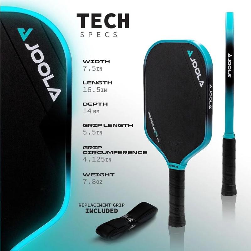 Vợt Pickleball Joola Ben Perseus 3S 16mm chính hãng ( cam kết chính hãng 01 quấn cán 01 dán viền 01 bóng 1