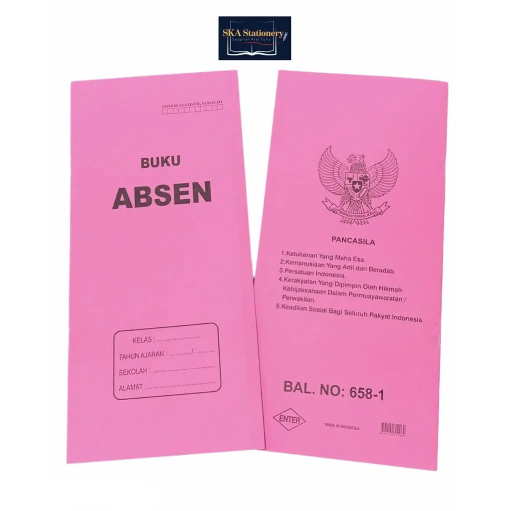 Buku/Kertas/Daftar Absen/Absensi Besar (Pcs)