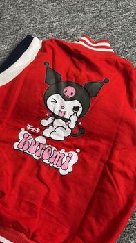 Product Review of Jaket Anak Perempuan KUROMI Varsity Model dengan Kancing Pengencang, Cocok untuk Musim Semua - 2-12 Tahun - Fashion, Pakaian from M**o 1