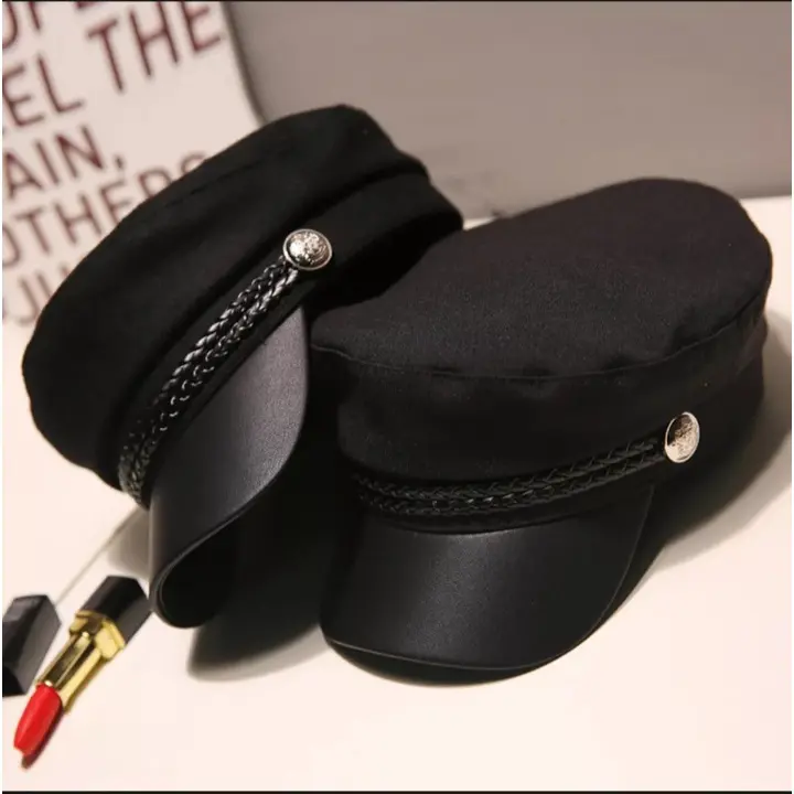 Topi baret selebgram sailorman Topi pria dan wanita ariel Hat Topi Fashion Korea