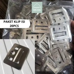 [20PCS] PAKET KLIP WOODPANEL WPC 35*45MM | CLIP WPC | ALAT PENYANGGA | ALAT PENGAIT