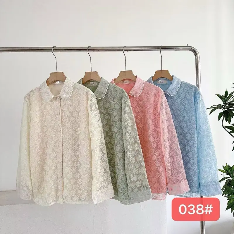 Kemeja brukat import premium bkk.atasan wanita