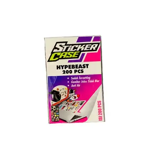 Stiker Hypebeast 200 Pcs Anti Air Vinyl Stiker Untuk Laptop Hp Motor Helm Mobil Tumbler Book Paper Stationery 101034 Aesthetic Design Sticker