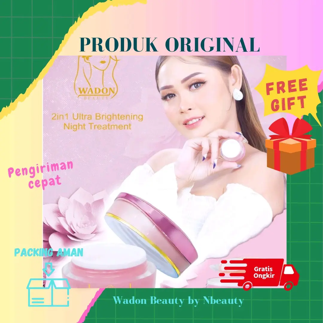 WADON BEAUTY ECER/SATUAN  Perawatan Wajah Mencerahkan Pelembab