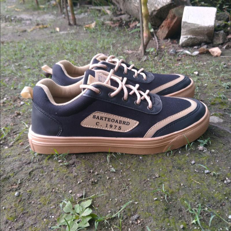 SEPATU SNEAKERS PRIA DAN WANITA CASUAL SKATEBOARD C 1975 TERLARIS Kasual Shoes Round Toe Canvas Olahraga 4