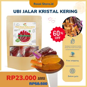 [HOT NEW] Ubi Ungu Kering Premium Kemasan Individu – Buah Kering Rendah Gula, Potongan Besar, Camilan Sehat, Praktis, dan Bergizi untuk Healthy Snack Sehari-hari