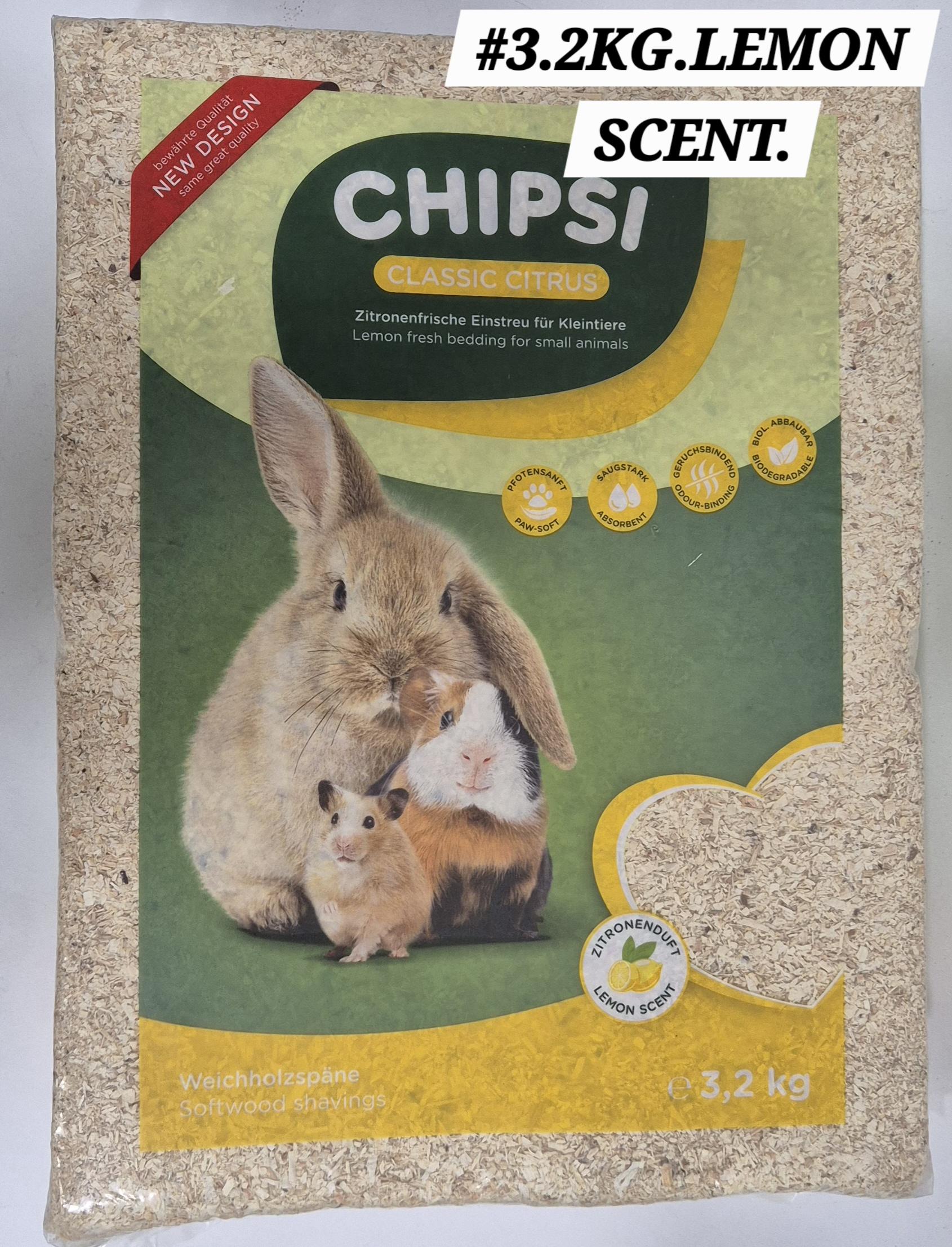 [1xPcs] Chipsi Fruit Scent Wood Bedding 3.2kg 60Litre (Random Scent) Hamster Rabbit Guinea Pig Chinchilla Bau Buah Arnab