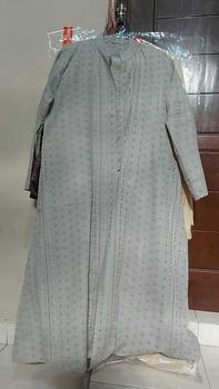 Product Review of MISTYVORI | Aziza Tunik Bordir Model Panjang Kancing Simple Muslim Wanita Atasan Dress Katun Variasi from r**8 0