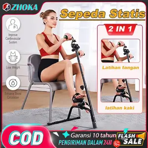 Sepeda Statis-Olahraga Gym Fitness / Terapi Kaki dan Tangan Penderita Stroke Peralatan olah raga/peralatan rehabilitasi lansia Otot