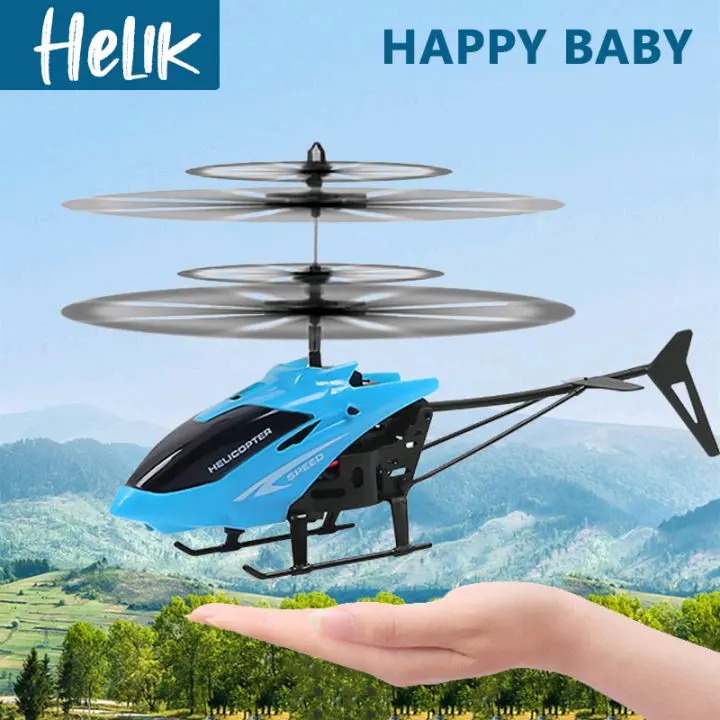 pesawat remote sensor tangan helikopter remote 2 HC Cowok Game Helicopter Control 0