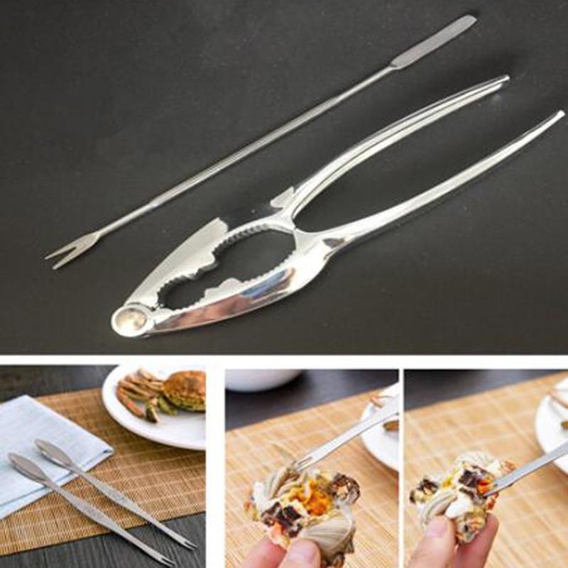 Product Introduction of Crab Eating Tools Kitchen Peeling Crab Tongs Clip Artifact  Open Crab Scissors To Eat Crab Hairy Crab 15