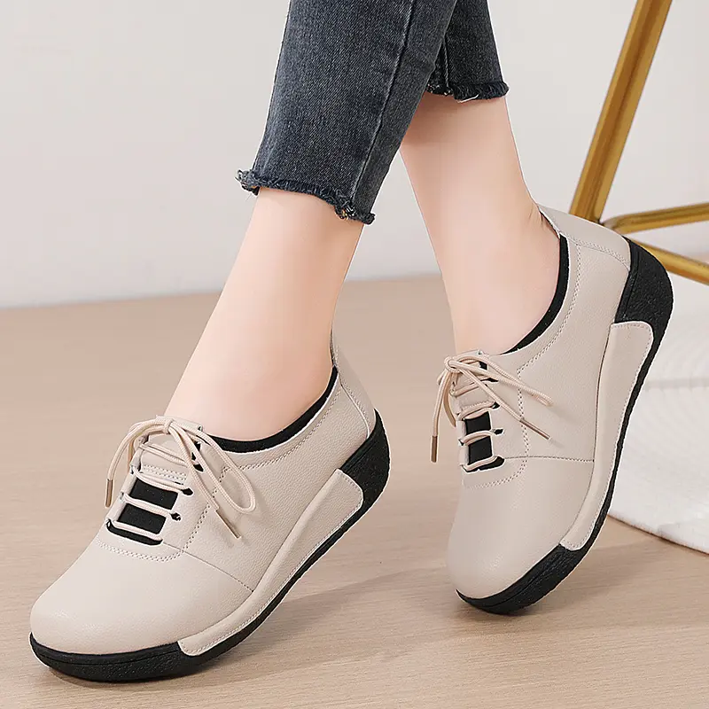Giày Đế Bằng Ren Cho Nữ, Giày Đế Bằng Thường Ngày, Mới Shoes Sneaker Women
