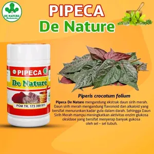 Pipeca De-Nature Kapsul Ekstrak Sirih Merah Anti0ksid4