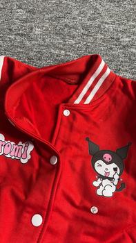 Product Review of Jaket Anak Perempuan KUROMI Varsity Model dengan Kancing Pengencang, Cocok untuk Musim Semua - 2-12 Tahun - Fashion, Pakaian from M**o 2