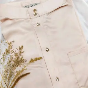 1set baju teluk belanga Melayu pria// Polos