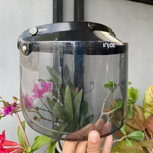 Kaca Helm Bogo Dewasa Datar Flat Cembung Injak Motorcycle
