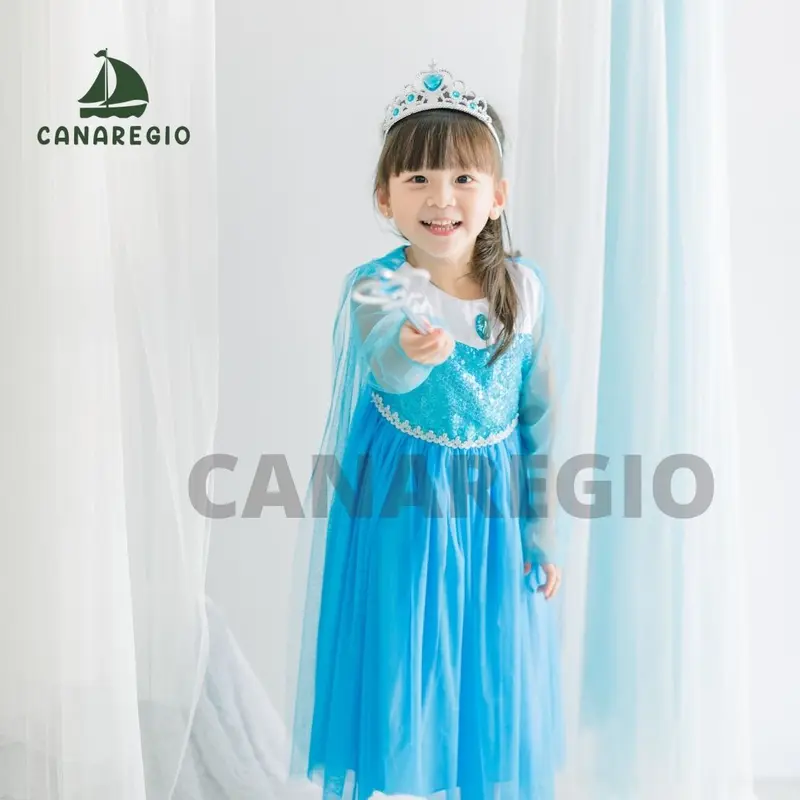 BAJU FROZEN ANAK PEREMPUAN TERLARIS / DRESS FROZEN II / GAUN PESTA ANAK / BAJU ELSA LENGAN PANJANG / GAUN ULANG TAHUN ANAK 1