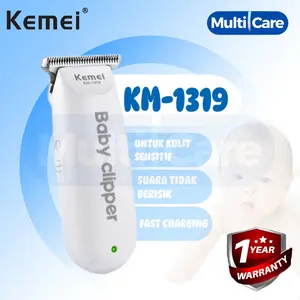 kemei km 1319 alat cukur baby clipper rambut bayi mesin cukur baby kemei km 1319 Bulu White