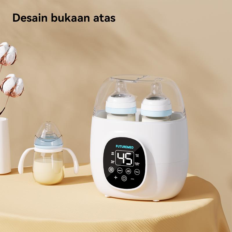 Product Introduction of FUTUREMED Smart Multifunction Baby Bottle Warmer & Sterilizer Temperature Control Penghangat botol susu Pemanas Asi 4
