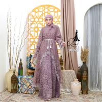 Gambar GAMIS OZIAS BROKAT KAGURA 10027 LD 105 I Gamis Bini Orang I Gamis Lebaran Cantik - Navy dari Ozias.id Kota Administrasi Jakarta Barat 4 Tokopedia