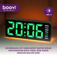 Gambar Boovi JD004 Jam Digital Meja LED Display Alarm Clock Tampilan Multifungsi Suhu Temperature Lampu LED dari Boovi Official Kota Administrasi Jakarta Barat 3 Tokopedia