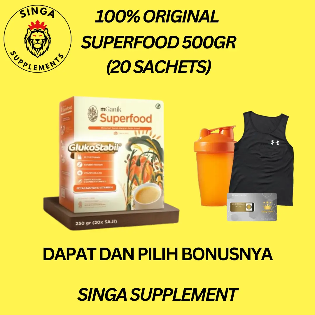 MGANIK MULTIGRAIN 500GR 1 BOX (ISI 20 SACHETS) MGANIC MINUMAN SERBUK SEREAL UNTUK DIABETES LABU KUNING M GANIK