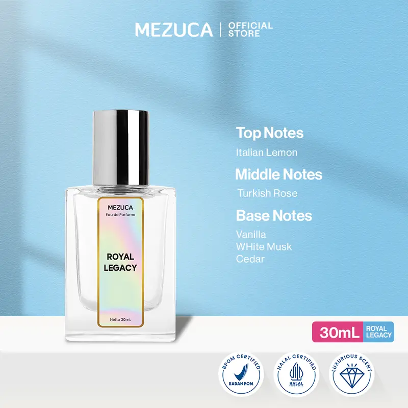 [Dapat 3 Botol] Parfum Mezuca Royal Series 30mL Free Box EDP  Wangi Awet Tahan Lama Unisex Pria Wanita 4