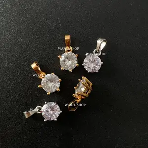 LIONTIN KALUNG / BANDUL KALUNG ANTI KARAT MODEL MATA SATU SILVER DAN GOLD <1pcs> Titanium Elegan