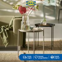 Gambar IKEA GLADOM Meja Baki Multifungsi Abu-Abu/Krem Bahan Baja 45x53 cm Furniture dari IKEA Indonesia Kota Administrasi Jakarta Timur 1 Tokopedia