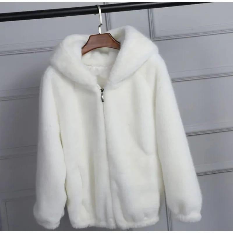Product Introduction of switer Jaket Bulu  serpa dewasa Winter Hodie Bolak Balik Pria/Wanita Outer Blazer Korea Casual Tebal Keren Zipper Panjang Outdoor Nyaman Distro Fleece Custom Formal Parka Semi mantel atasan jaket cewe bulu lembut bulu import musim gugur gadis 2