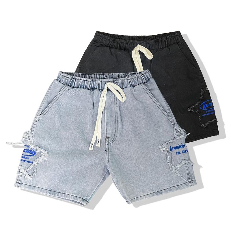 COMBO 2 QUẦN SHORT JEAN NAM LƯNG THUN LỬNG TRÊN GỐI QUẦN ĐÙI NAM
