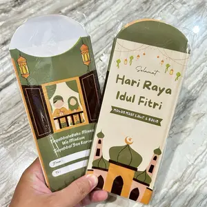 Amplop Lebaran isi 10 Jumbo Motif Masjid dan Lampu untuk Hari Raya Idul Fitri