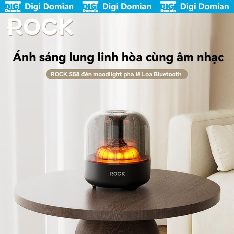  Rock Loa Bluetooth Cầm Tay Mini Có Đèn RGB Loa Không Dây S58 
