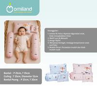 Gambar Omiland Bantal Guling Set + Bantal Peang Fox Series OB37311 OB37312 - Biru dari Dialogue Group Store Kota Bandung 4 Tokopedia