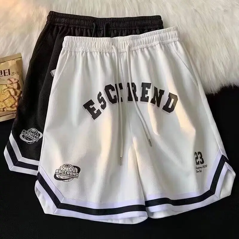 Casual sports pants for men loose fit mid-waist summer style American basketball shorts quick dry breathable style