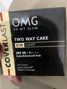 Product Review of [DAILY COVERAGE BUNDLE]  OMG Natural Glam Duo Power Coverlast (Foundation + Bedak Padat) - Paket MakeUp Isi 2 High Coverage & Flawless from D**K 0