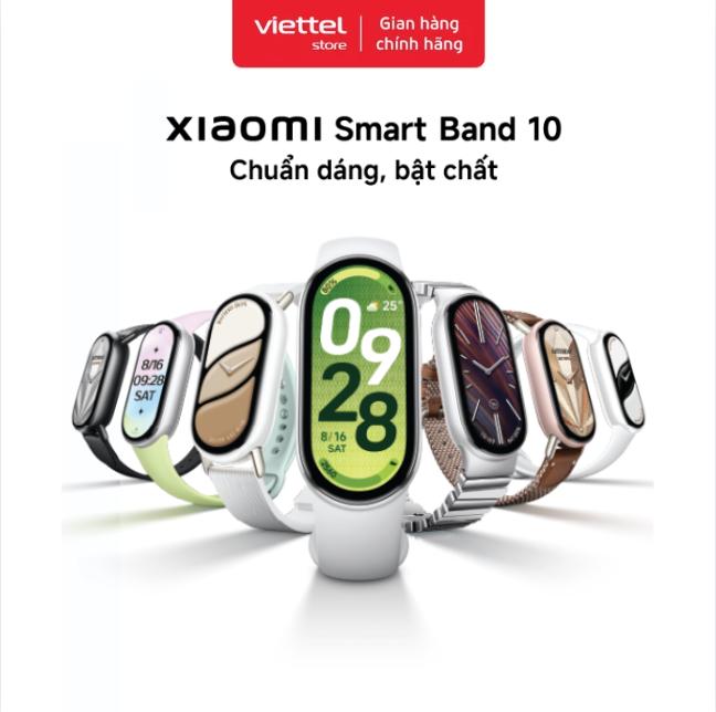 Đồng hồ thông minh Xiaomi Smart Band 10 Chính hãng - Màn hình AMOLED 1,72''