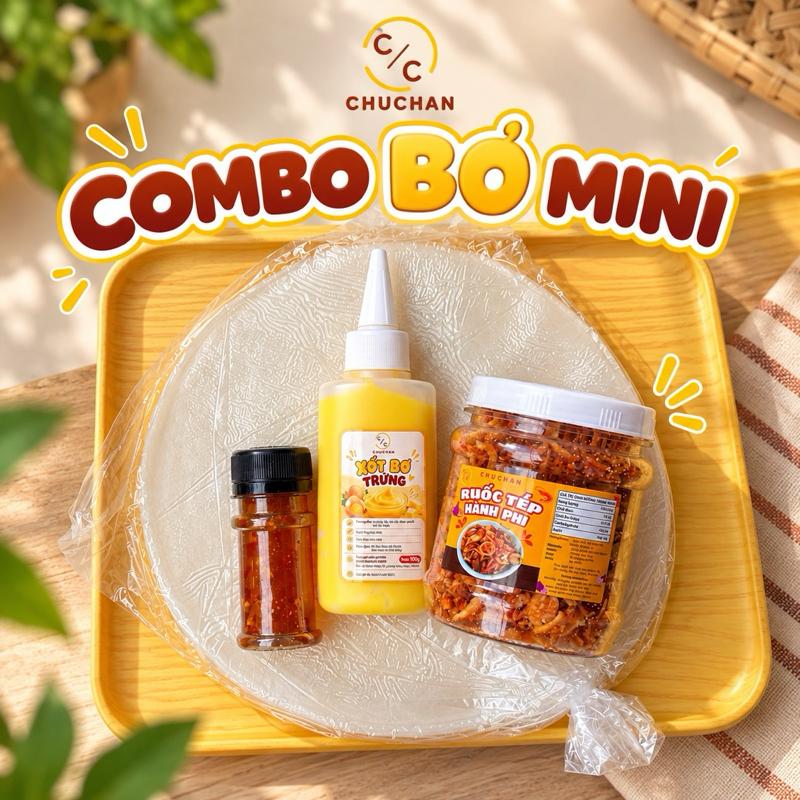 Bánh Tráng Phơi Sương kèm Ruốc tép hành phi và Topping