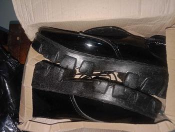 Product Review of Lovely Sepatu Sekolah Docmart Wanita Loafers Hitam Terbaru 2024 Fashion Korean Style Premium Import Quality R-15 Bisa COD Karet Shoes Kerja Hitam Kasual from d**🍫 2